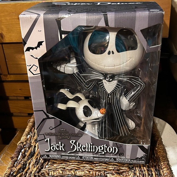 Disney Other - Jack Skellington Super Deluxe Black and White Figure Set BN
